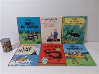 6 BD de Tintin : Tintin au Congo, Tintin au pays