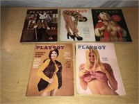 Vintage Playboy Magazine LOT from 1972
