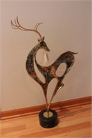 Artisan House Brass Deer Sculpture
