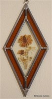 2 Pc Lot - Small Stained Glass