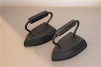 Pair of Vintage Clothes Irons