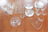 Group of Clear Glass Dishes