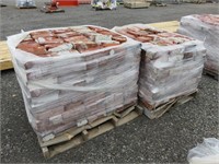 (2) Pallets of Red Brick