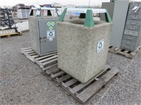 (2) Cement Recycling Bins
