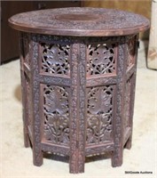 Furniture - Vintage Carved End Table