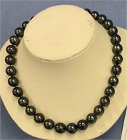 An 18 1/2" princess length Tahitian cultured pearl