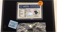 NATURAL EMERALD , 37.90CT WEIGHT, WITH COA