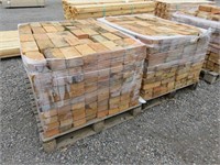 (2) Pallets of Clay Manufacturing  Brick