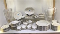 APPROX 83 PIECE SET OF "AMERICAN MANOR" CHINA