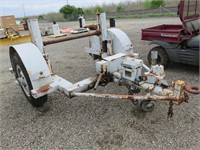 1956 Cable Reel Dolly Trailer