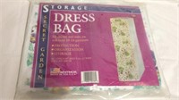 Secret garden storage dress bag made in USA new