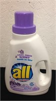 New All 46.5 fluid ounce laundry soap