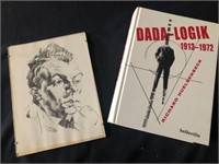 Huelsenbeck Book Dada-Logik w/ Portrait Print