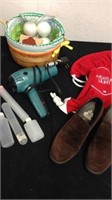 Craft items hair dryer hush puppy shoes and more