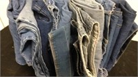 Group of jeans