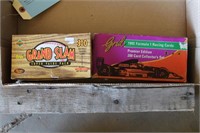 (2) Boxes Vintage Baseball & Race Car Trading