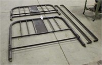 Metal Bed Frame, Approx 54"x75"x50"