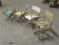 (4) Vintage Directors Chairs