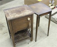 Vintage Springfield Furniture Smoker Stand & Table