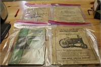 (4) Vintage John Deere Manuals, Manuals in Office