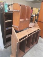 Lot Of Vintage Wooden Bookcases