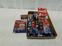 NASCAR small collectible cars some are new in