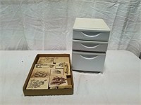 Card stamps and organizer