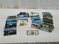 Variety of postcards