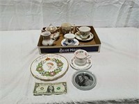 Royal Albert, Germany and other cups, saucers and