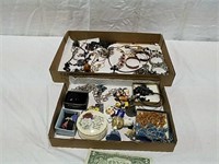 2 boxes assorted jewelry