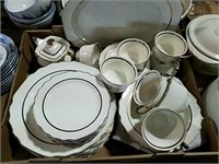 W S George Lido pattern dinnerware