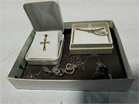 Jewelry marked 14 KT, .925 and Sterling
