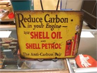 Shell Oil Metal Advertising Sign