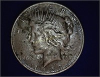 1923-D Peace Dollar - VG
