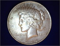 1922 Peace Dollar - F