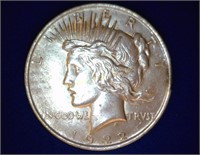 1922 Peace Dollar - AU
