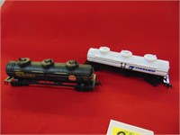 (2) HO Scale Three Dome Tanker Cars