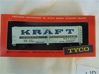 TYCO HO Scale KRAFT Refrigerator Car w. box