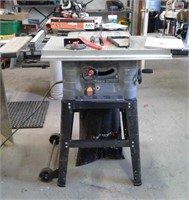 10-inch table saw with stand