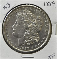 1889 MORGAN DOLLAR  XF