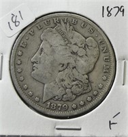 1879 MORGAN DOLLAR F