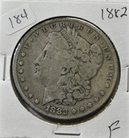 1882 MORGAN DOLLAR F