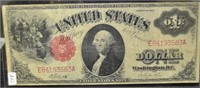1917 ONE DOLLAR US NOTE  VF