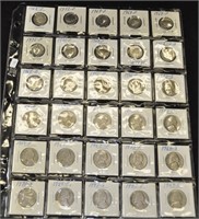 SHEET OF OLD DIMES NICKLES