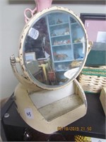 ACME Specialty Co. Vtg. Lighted Flip Mirror