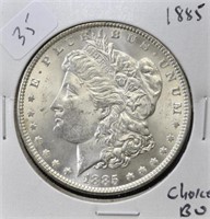 1885 MORGAN DOLLAR CHOICE BU