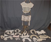 Vintage Lace Crochet Collars, Cuffs and Yokes