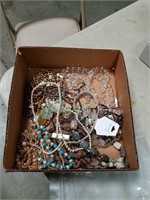 Box of costume jewelry