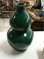 Large green vase