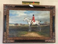 Horse & Rider Painting on Canvas with